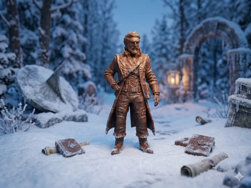 Miniature fantastique : Voyageur temporel
