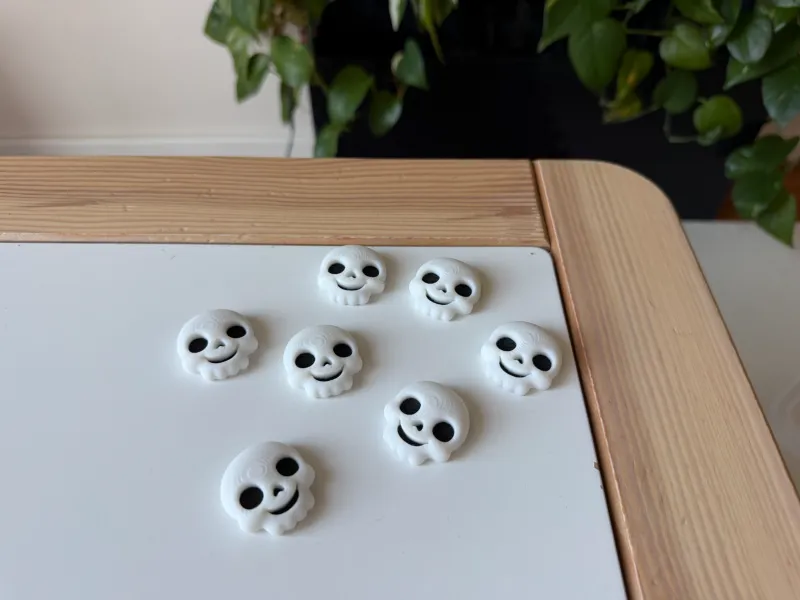 Calavera plana de Halloween