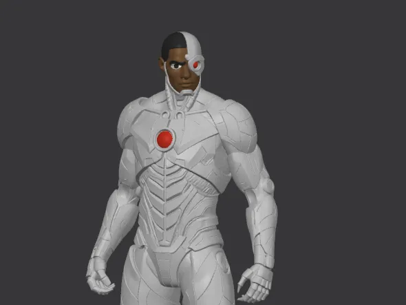 Action Figure Justice League Movie Cyborg multicolor