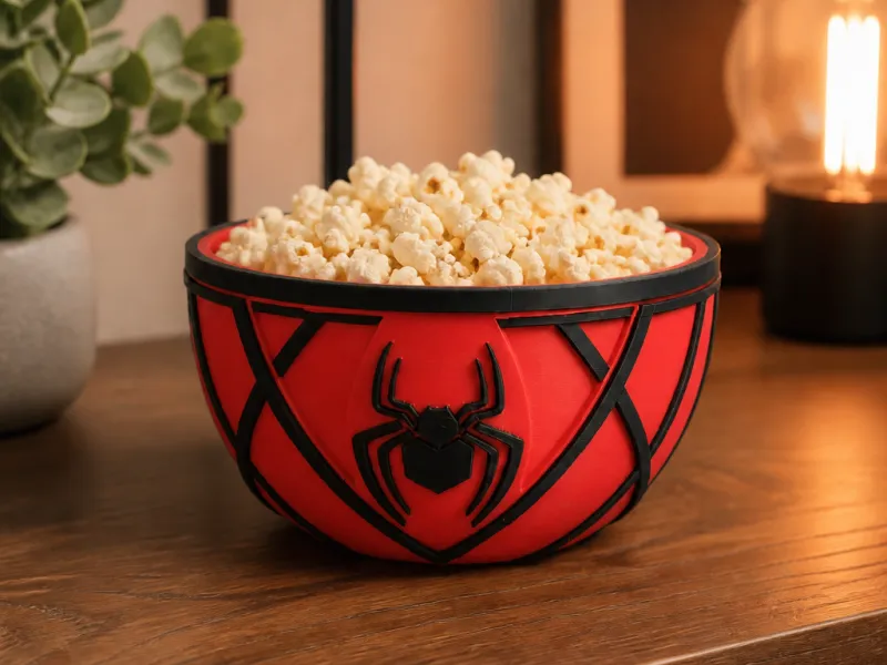 Spider Web Bowl - Spider-Man Inspired Decor