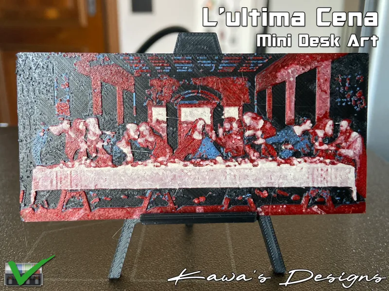 Mini Desk Art - L'Ultima Cena (Leonardo Da Vinci)