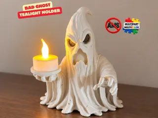 BAD GHOST TEALIGHT HOLDER 👻🕯️