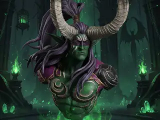 Illidan Stormrage bust