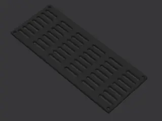 Boat drain vent reinforced