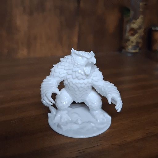 Owlbear D&D Miniature