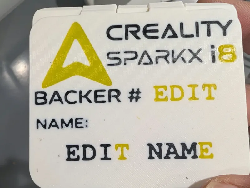 Sparkx i8 screen cover backer edit