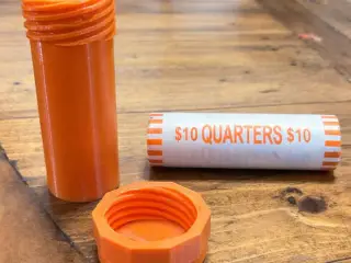 US Quarter Roll Tube