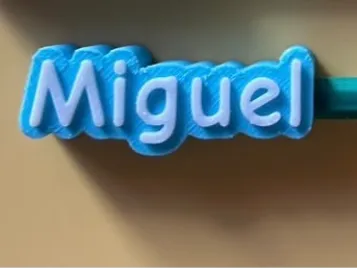 Nombre personalizable para lapiz Miguel