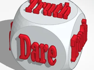 Truth or Dare Dice