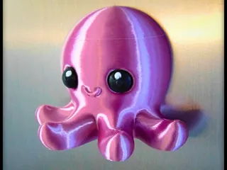 Cute Octopus - Keychain - Fridge Magnet - Figurine - Multico