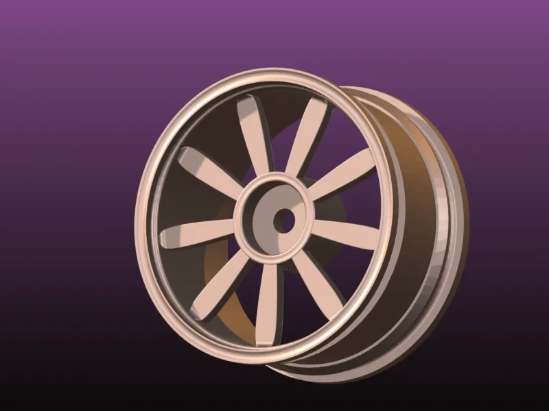 SUbaru 1/10 wrx rim