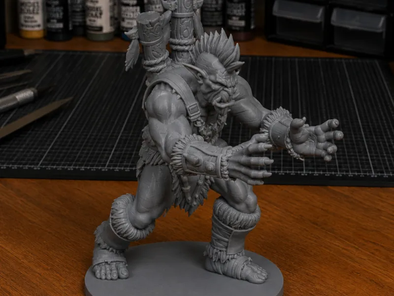 Frost Troll Shaman for DnD - Magic Series