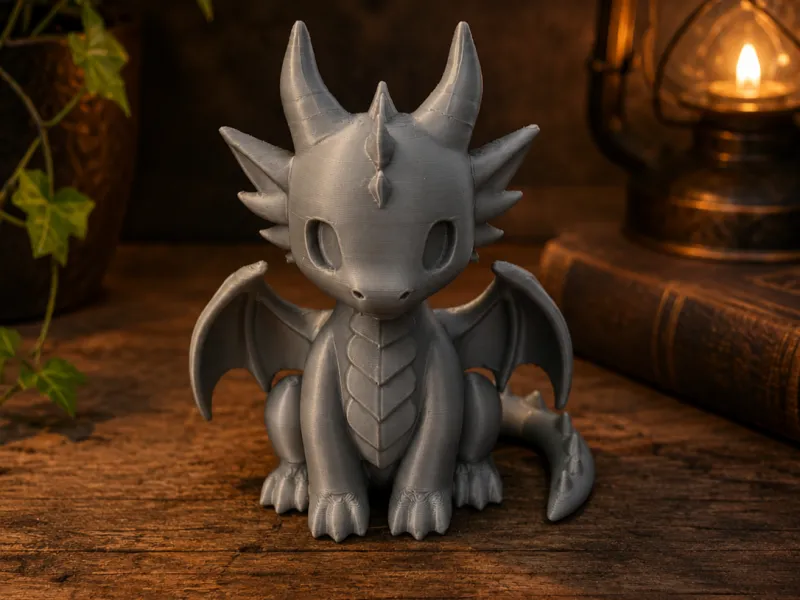 Baby-Drachenwächter – Niedliche Fantasy-Miniatur