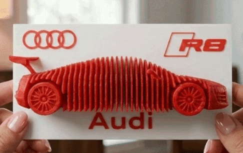 Audi R8 Layered Model-0