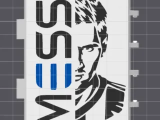 Caja Messi Porta Figuritas Mundial