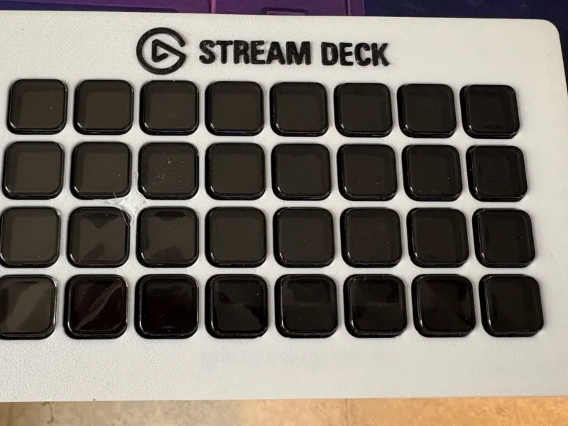 StreamDeck XL/32Keys FacePlate