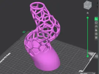 SineFlow – Parametric Wave Lattice Vase