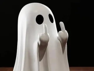 Geist- Mittelfinger