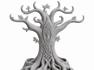 Elven tree jewellery organiser