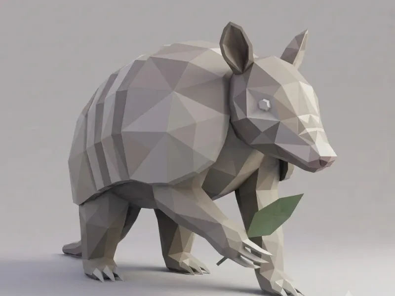 Armadillo Low Poly