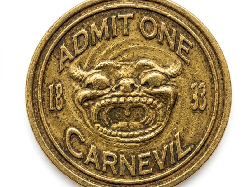 Gettone Biglietto Arcade CarnEvil - Token Stampabile in 3D