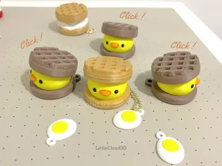 little_chick_waffle_clicker_creality