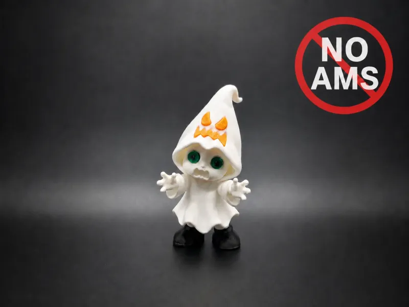 Schattige Halloween Geest – Meerkleurig Meerdelig