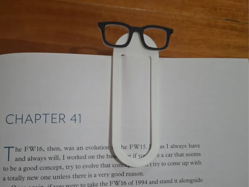Glasses Bookmark