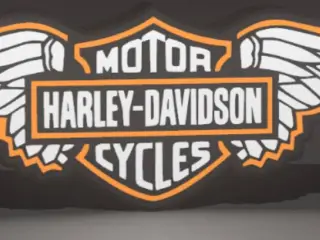 Harley Davidson light box