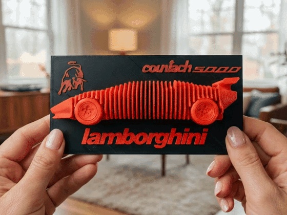 Lamborghini Countach 5000 Layered Model-0