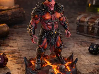 Infernal Guardian D&D tabletop miniature