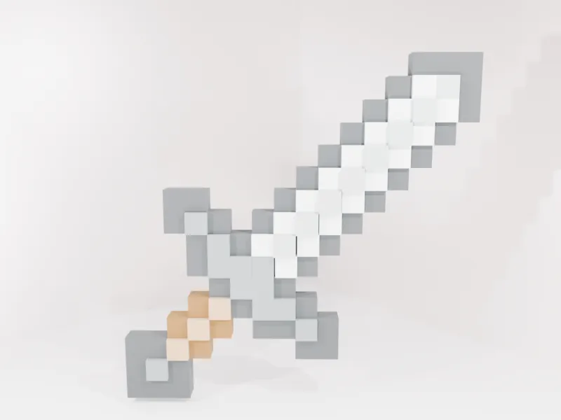 Diamond Sword! No AMS or multi color system!