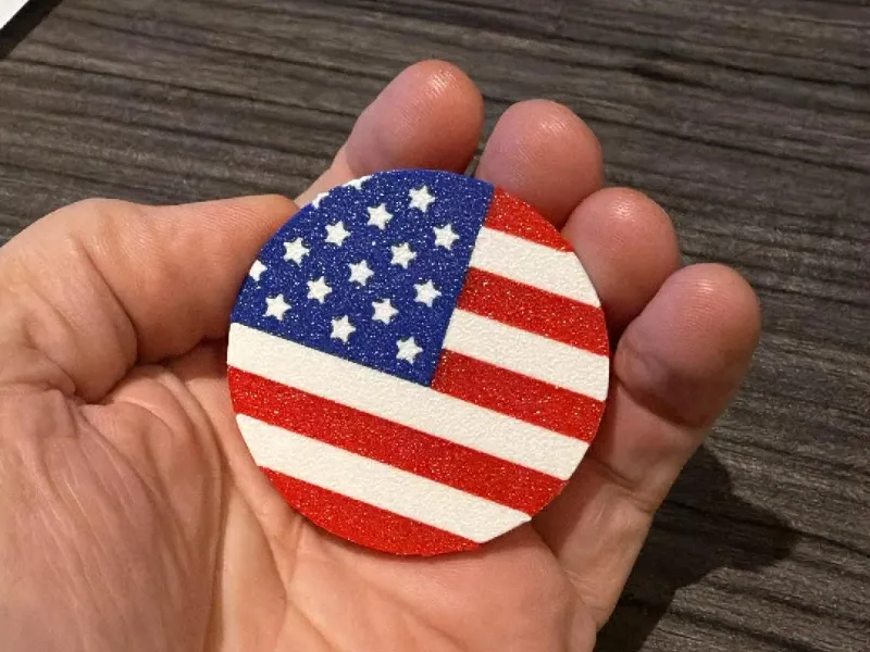 US-Flagge Rucksack-Clip