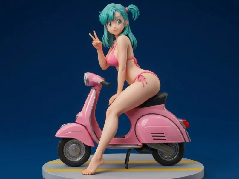 Waifu Fan art Figurine Bulma dbz