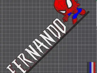 NOME FERNANDO TEMA HOMEM ARANHA