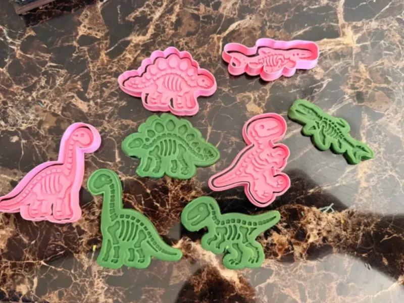 koekjesvormenset dinosaurussen