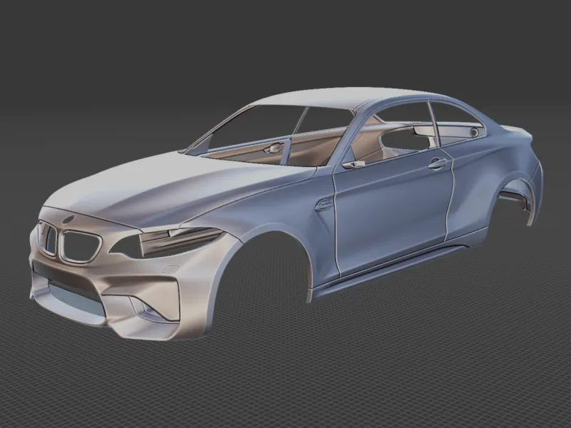 BMW M2 Body STL