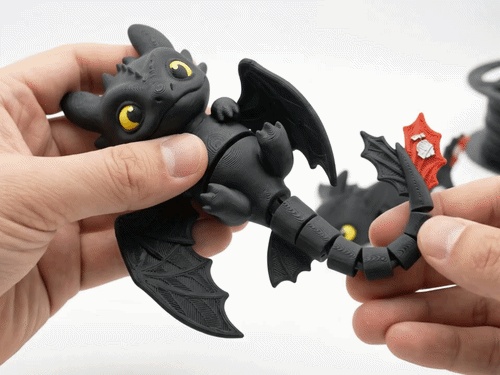 articulated toothless dragon