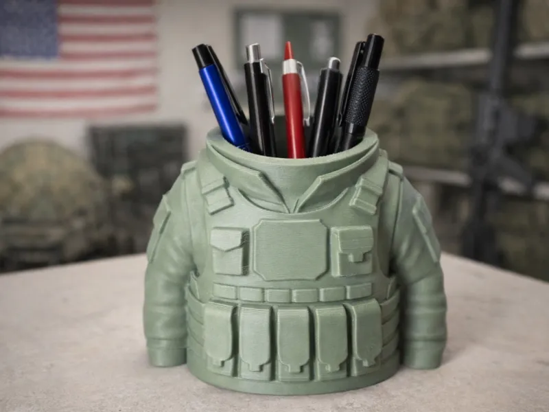 Military Tactical Vest Pen Holder Organizer