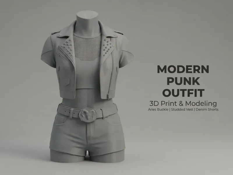 Punk Kadın Torso