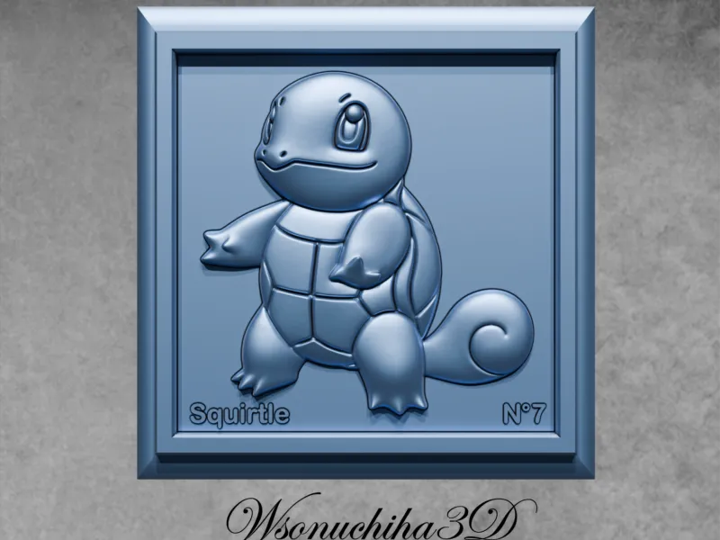 Squirtle - Relief - Pokemon