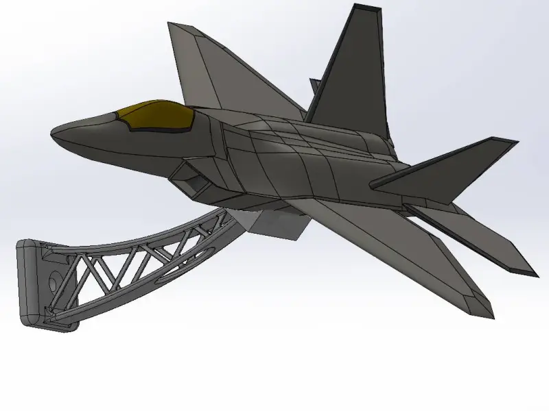 F-22 Raptor Wall Mount