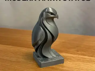 Modern Hawk Statue
