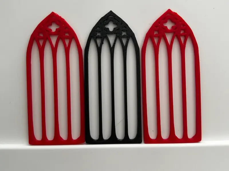 Gothic window cling