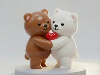 ositos enamorados