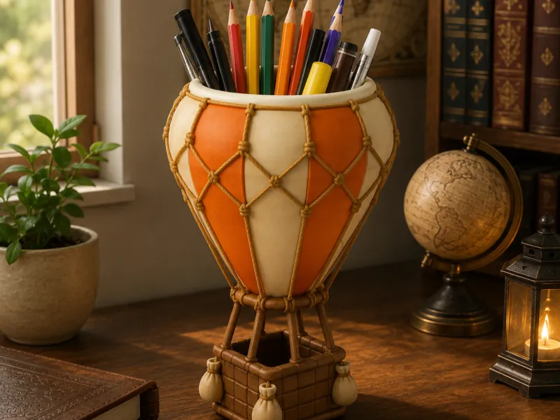 hot air balloon desk organizer