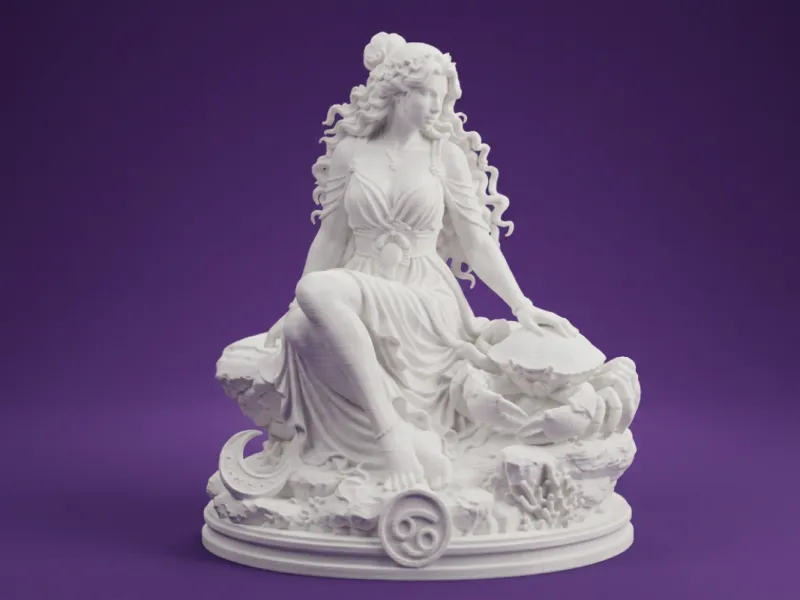 Zodiaque du Cancer – Figurine de la Déesse Crabe