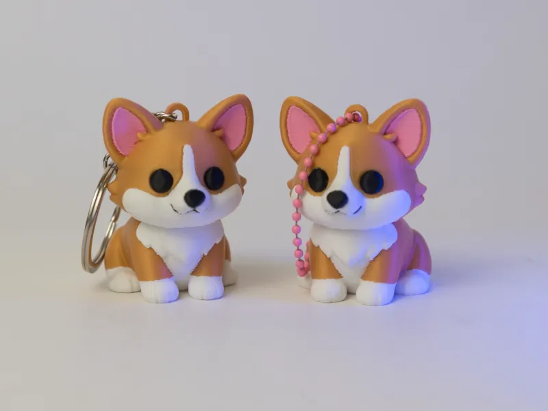 Porte-clés mignon chiot Corgi
