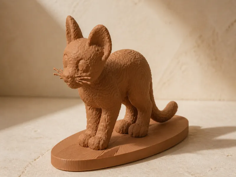 Gato de las arenas – Adorable coleccionable de fauna del desierto arábigo