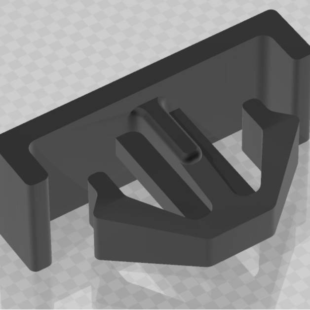 SCANIA front grille mounting clip